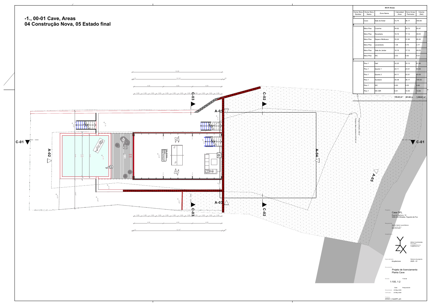 379MFF_Projeto de Arquitetura - Peças desenhadas